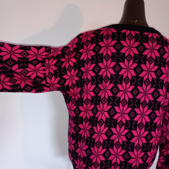 crew-neck acrylic sweater from 1980s - Picture 6 of 13